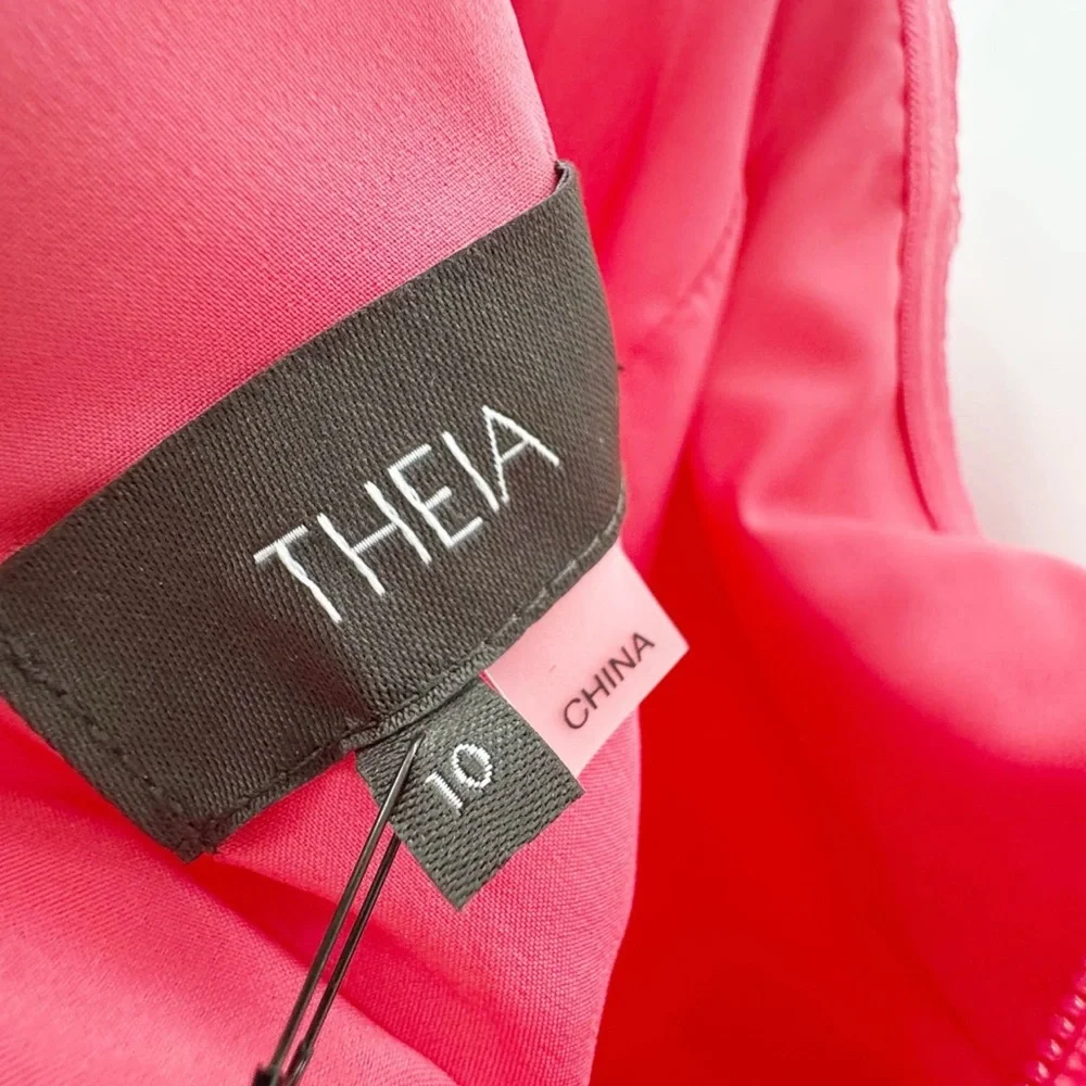 Teresa Ruffled Draped Strapless Evening Gown Sleeveless Size 10 NWT - Picture 9 of 12